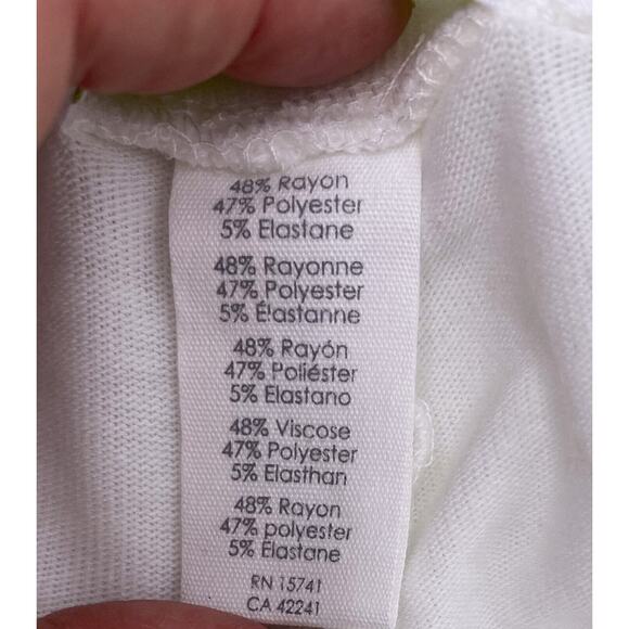 PJ Salvage White Pajama Shorts Intimates Silver Stars and Neon‎ Sides Sz M - Picture 9 of 10